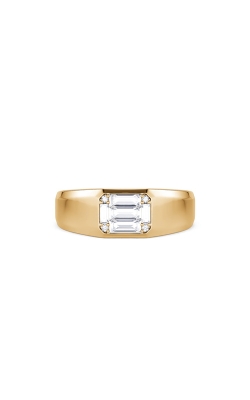 Ashley Lauren 14k Yellow Gold .22ctw Baguette and .01ctw Round Diamond Cluster Ring WB230-14Y