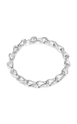 Elle Jewelry Sterling Silver Link Bracelet B10222W