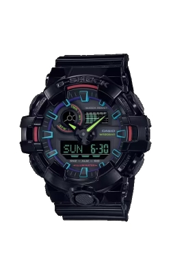 G-Shock Analog-Digital Virtual Rainbow Resin Mens Watch GA700RGB-1A