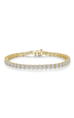 Lafonn Sterling Silver and Yellow Gold Plated 10.50ctw CZ 7 Inch Tennis Bracelet B0176CLG70