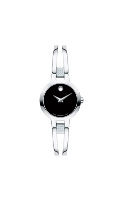 Movado Amorosa 24mm Stainless Steel Ladies Watch 0607154