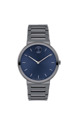 Movado Bold Horizon 40mm Stainless Steel Mens Watch 3601076