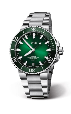 Oris Aquis Calibre 400 43.5mm Green Watch 01 400 7763 4157-07 8 24 09PEB