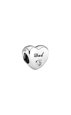 Pandora Dad Heart Charm 796458CZ