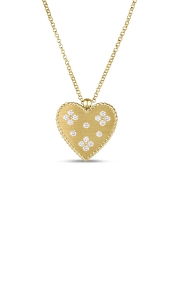 Roberto Coin 18k Yellow Gold Venetian Princess Heart Necklace 7773627AYCHX