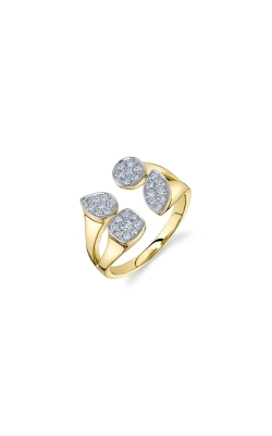 Shy Creation 14k Yellow Gold .36ctw Diamond Pave Ring SC22009630RD