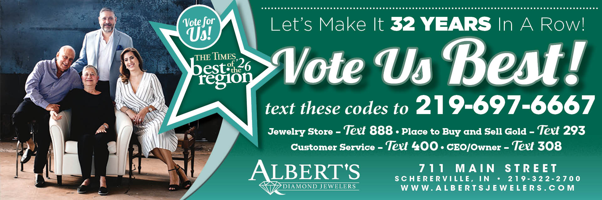 Vote Us Best of the Region