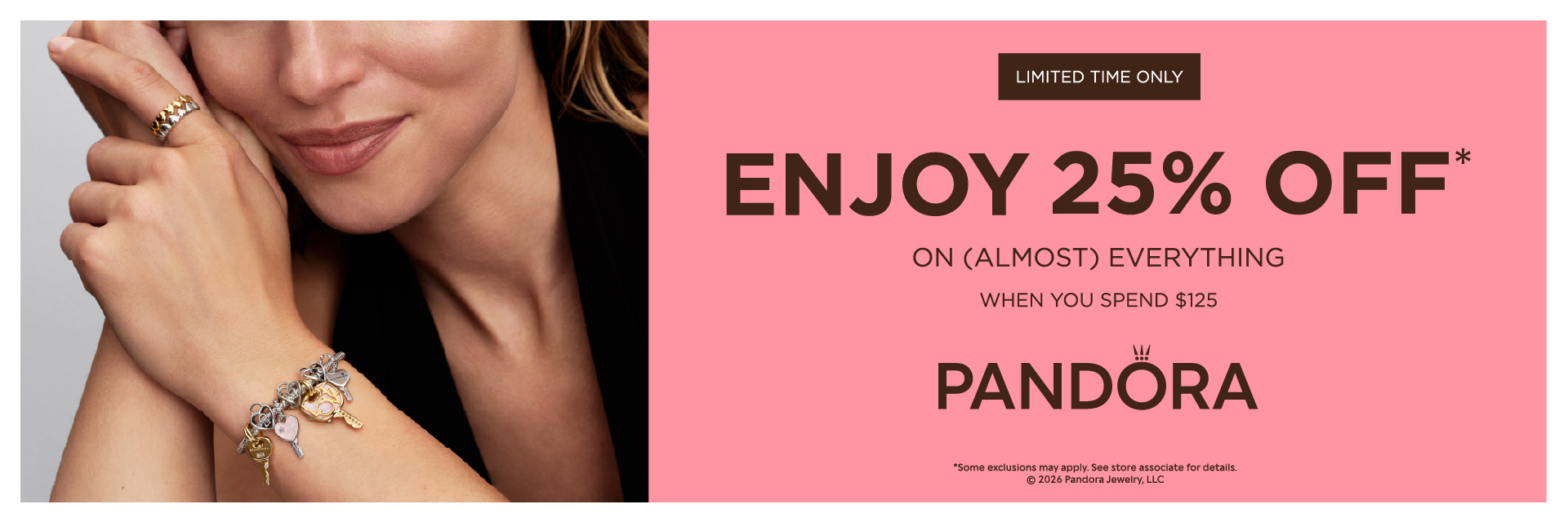 Pandora Enjoy 25% Off