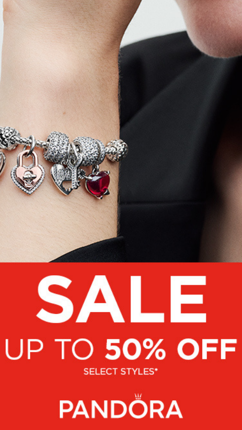 Pandora Up To 50% Off