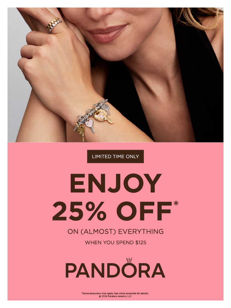 Pandora Enjoy 25% Off